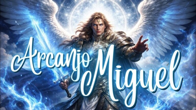 🛡️ Arcanjo Miguel – Mantra de Proteção Espiritual | Chama Azul que Afasta Todo Mal✨🌟